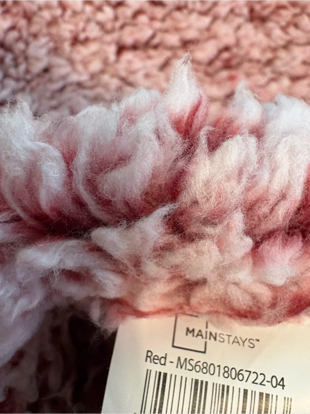 Mainstays faux sherpa